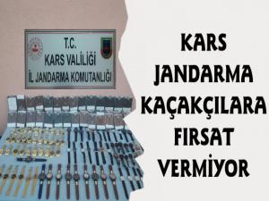 Karsta kaçak cüzdan ve saat ele geçirildi