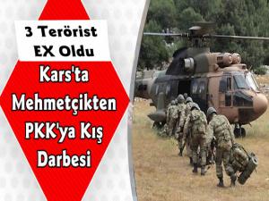 Karsta PKK'ya Darbe 3 Terörist Öldürüldü