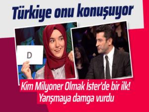 Kim Milyoner Olmak İster'de bir ilk! Ümmü Gülsüm Genç yarışmaya damga vurdu