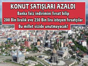 Konut Satışları Azaldı