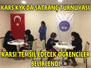 KYK Türkiye Turnuvasında Karsı Temsil Edecek Öğrenciler Belirlendi
