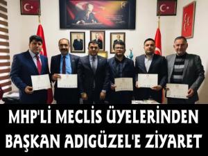 MHP Belediye Meclis Üyelerinden Adıgüzele ziyaret