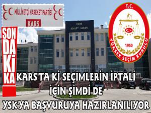 MHP Kars Seçimlerinin İptali İçin YSK'ya Başvurmaya Hazırlanıyor