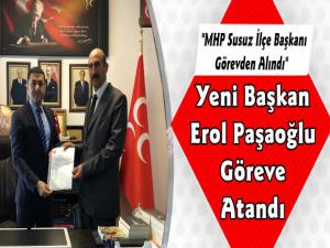 MHP Susuz İlçe Başkanı Değişti
