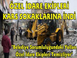 Özel İdare'den Kars'ta Bahar Temizliği