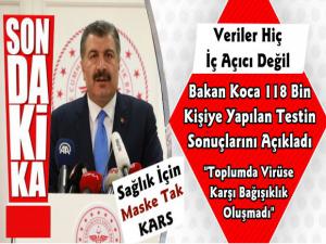 Sağlık Bakanı Koca Koronavirüs'te Toplumun Bağışıklık Durumunu Açıkladı