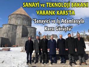 Sanayi ve Teknoloji Bakanı Mustafa Varank ve Büyükelçiler Kars'ta