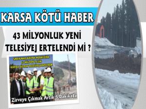 Sarıkamış'a Kötü Haber! 43 Milyon Tl'lik Yatırım Seneye Kaldı