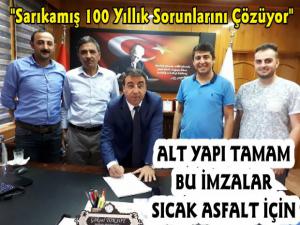 Sarıkamışın Tüm Yolları Sıcak Asfalt Oluyor