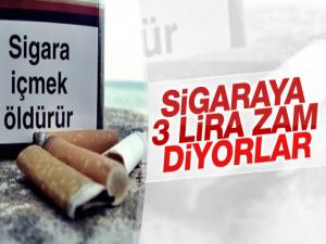 Sigaraya 3 lira zam geldiğine dair liste dolaşımda