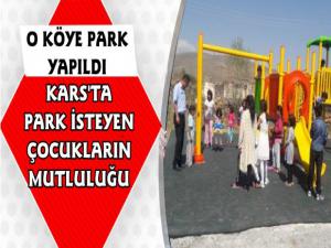 Sosyal Medyanın Gündeminde Olan O Köye Çocuk Parkı Kuruldu