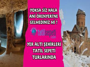 Tatilsepeti Kars Ani Örenyeri'ndeki Yeraltı Şehirlerini Turlarına Ekledi