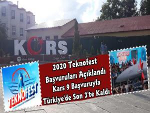 Teknofest 2020 İçin Kars'tan 9 Başvuru Yapıldı