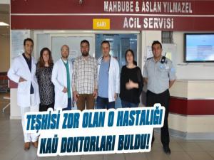 Teşhisi Zor Olan Hastalığı KAÜ Doktorları Buldu