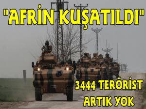 TSK Açıkladı 3444 YPG'li Terörist Etkisi Hale Getirildi