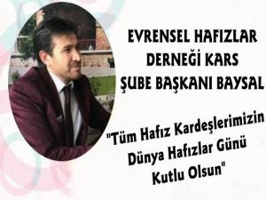 Tüm Hafız Kardeşlerimizin Dünya Hafızlar Günü Kutlu Olsun