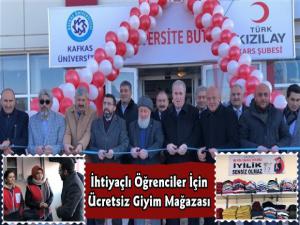 Türk Kızılayı KAÜ'de İhtiyaçlı Öğrencilere Butik Evi Açtı