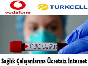 Turkcell ve Vodafone'den Sağlık Çalışanlarına Ücretsiz İnternet