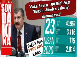 Türkiye'de Koronada Vaka Sayısı 100 Bini Aştı
