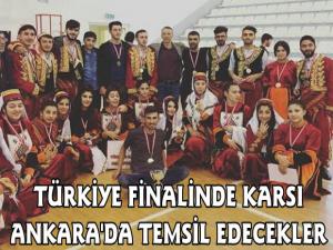 Türkiye Finalinde Karsı temsil etmek için Ankara'ya gidiyorlar