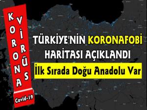 Türkiyenin Koronafobi Haritası Açıklandı!