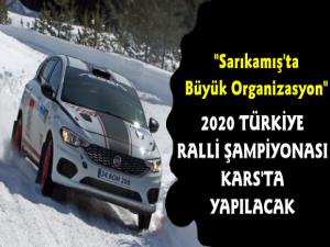 Türkiye Ralli Şampiyonası Kars'ta Yapılacak