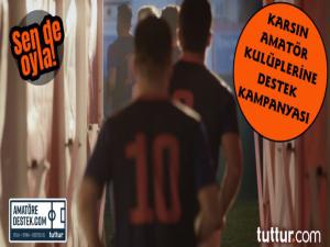 TUTTUR.COM'DAN KARS AMATÖR FUTBOL KULÜPLERİNE BÜYÜK DESTEK!