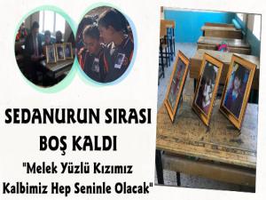 Vahşice Katledilen Küçük Sedanurun Sırası Boş Kaldı