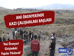 Vali Öksüz Ani Örenyeri'ndeki Kazı Çalışmalarını İnceledi