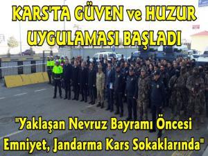 Vali Öksüz Karsta Güven Huzur Uygulamasını Başlattı