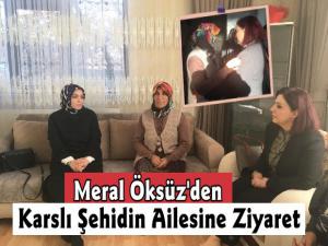 Vali Öksüz'ün Eşi Meral Öksüz Şehit Aileleriyle Buluştu