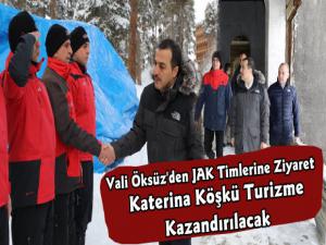 Vali Türker Öksüz'den JAK Timlerine Ziyaret