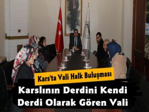 Vali Türker Öksüz Halkın Derdini Dinledi