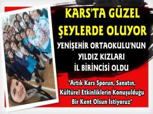 Yenişehir Ortaokulunun Yıldız Kızları İl Birincisi Oldu