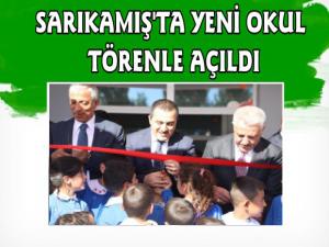 Yukarı Sarıkamış İlkokulu-Ortaokulu Törenle Açıldı