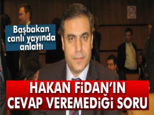 Başbakan Yıldırım: 'Hakan Fidan cevap veremedi'