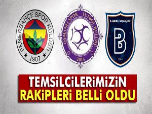 İşte F.Bahçe, Başakşehir ve Osmanlıspor'un rakipleri