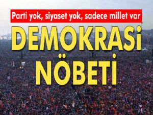 Yenikapı'da demokrasi bayramı