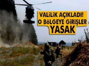 Valilik Açıkladı O Bölgelere Giriş Yasak!