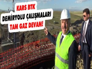 Kars BTK Demiryolunda Son Viraj