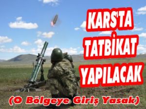 Kars'ta Bu Bölgeye giriş-çıkış yasaklandı!