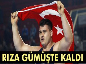 Rıza Kayaalp gümüş madalyanın sahibi oldu