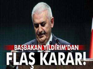 Başbakan Yıldırım'dan Saldırı Sonrası Flaş Karar