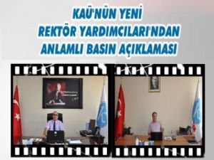 Yeni Rektör Yardımcılarından Anlamlı Açıklama