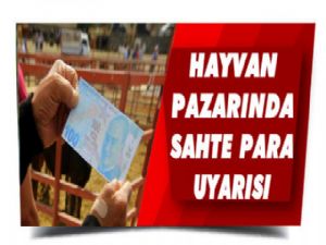 Kars Hayvan pazarında sahte para uyarısı