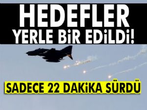 TSK, Çukurca kırsalına hava harekatı düzenledi