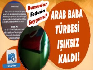 Kars Arab Baba Türbesi Işıksız Kaldı!