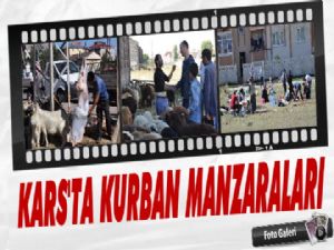 Kars'ta Kurban Manzaraları