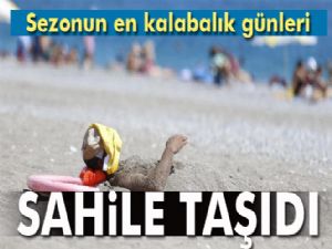 Antalya bayramı sahile taşıdı