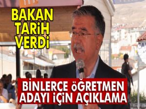 MEB Bakanı 20 Bin Öğretmen Alımı İçin Son Tarihi Verdi